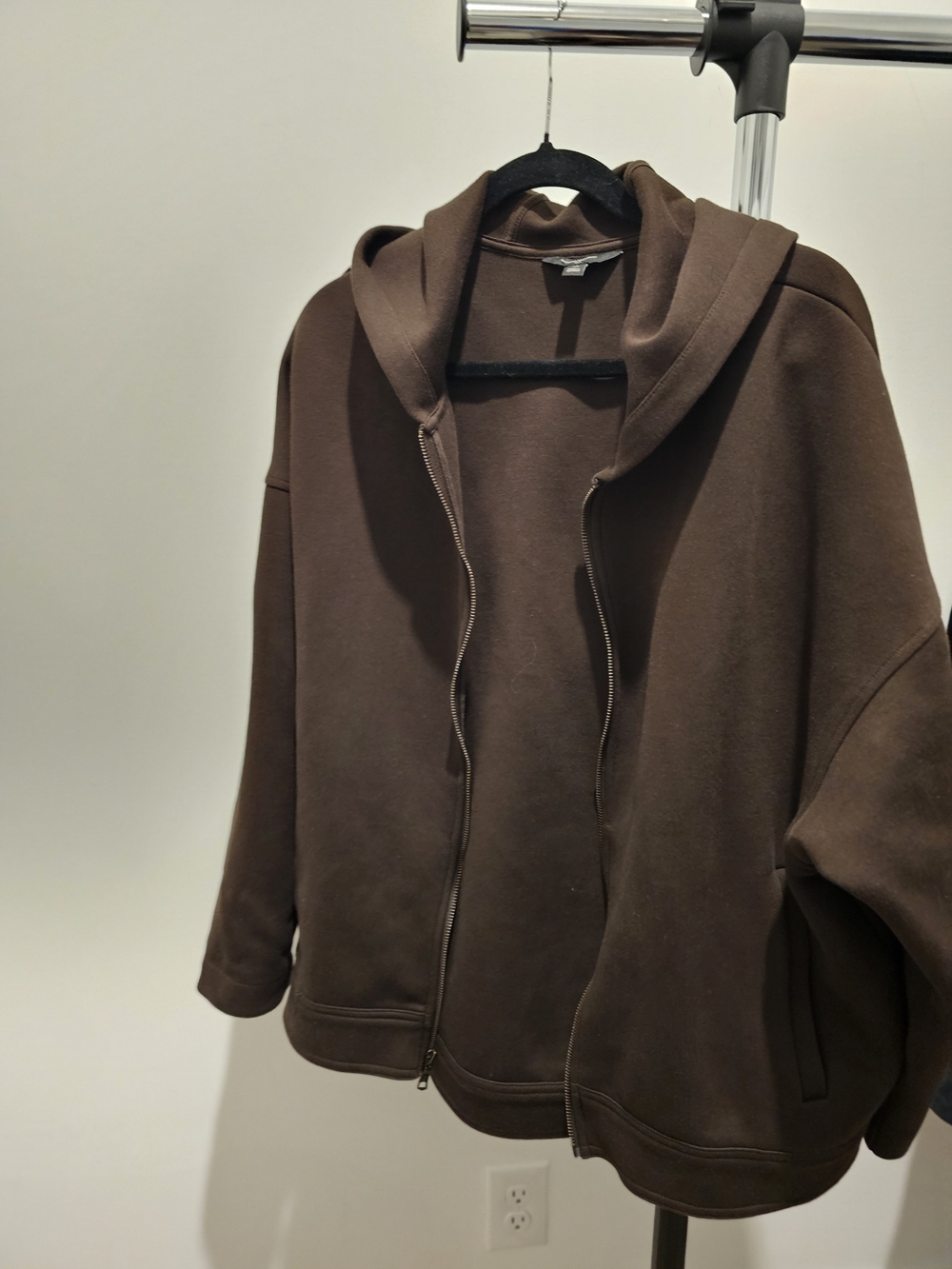 Banana Republic Factory Brown Zip-Up Hoodie